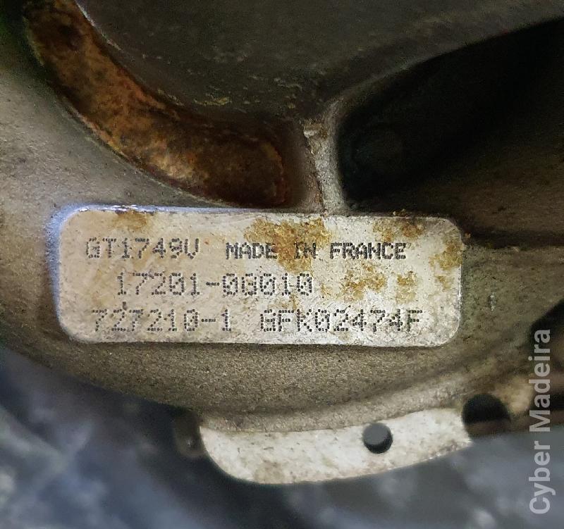 Turbo Toyota Avensis, Corolla 2.0 d4d 116 cv