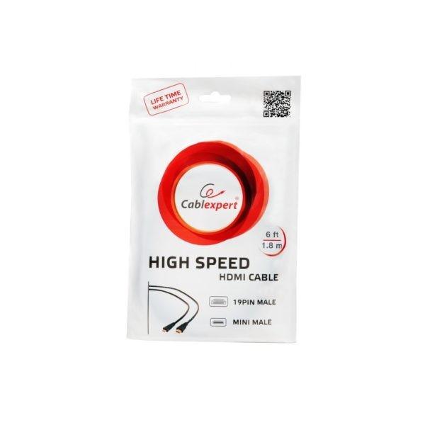 Cabo Gembird CC-HDMID-6 HDMI 2.0 para Micro D 1.8m Preto