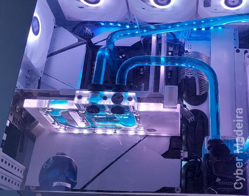 Bloco agua gpu bykski asus gtx 1070 oc 8g