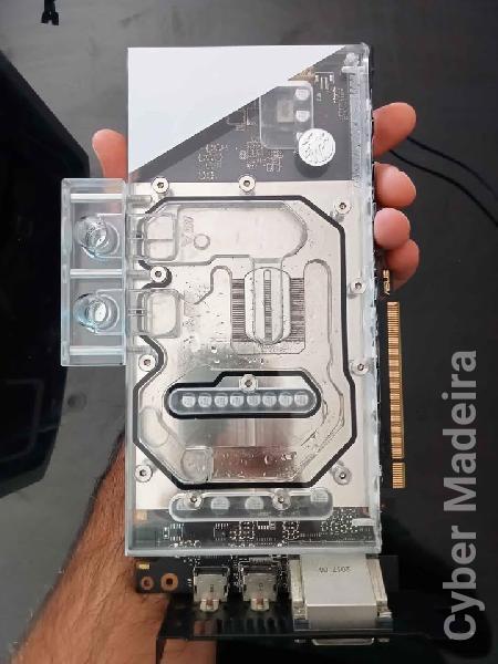 Bloco agua gpu bykski asus gtx 1070 oc 8g