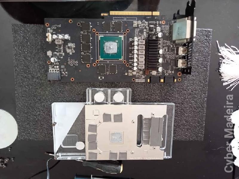 Bloco agua gpu bykski asus gtx 1070 oc 8g