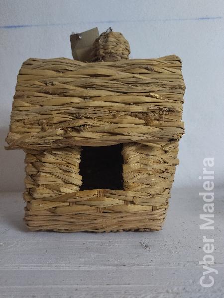Ninho oval de bambu grande