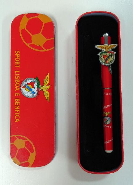Caneta do Benfica em estojo