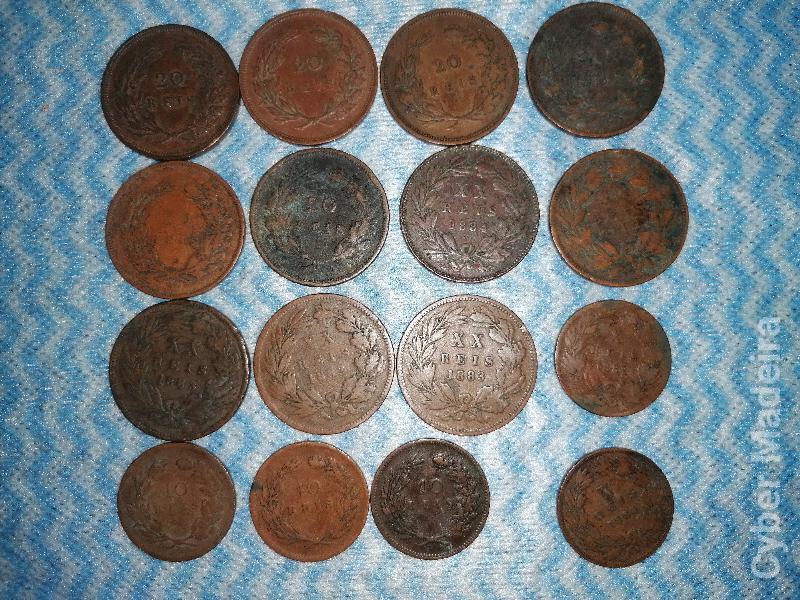 Vendo moedas antigas