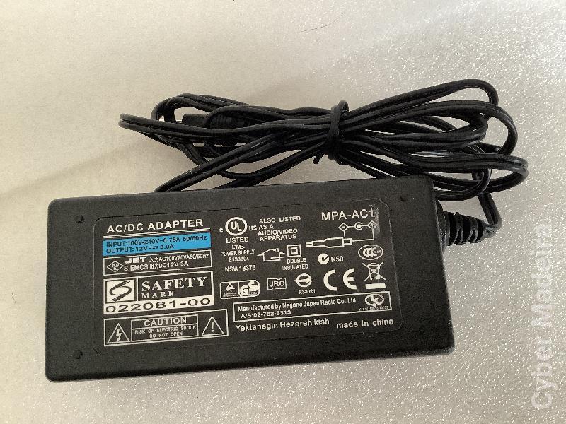 Adaptador AC   MPA-AC1  12V , 3A