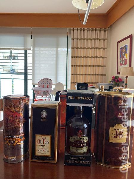 Garrafas de whisky de colecção