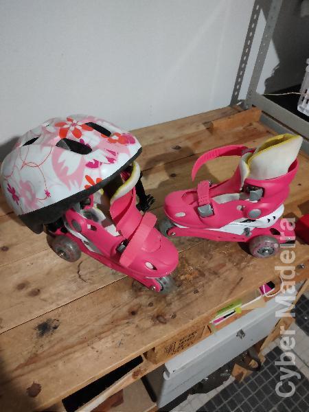 PATINS em linha + CAPACETE