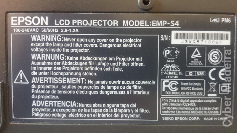 Projetor LCD EPSON