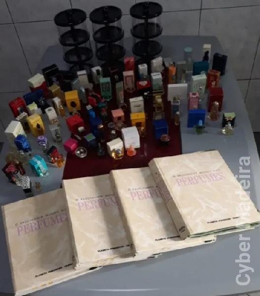 Coleção perfumes em miniatura