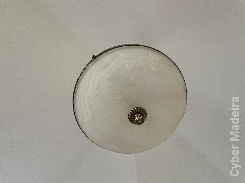 Candeeiro de teto arte nova