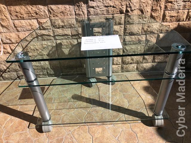Suporte de TV em vidro