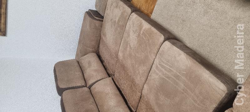 Sofá/SofáCama de 3 Lugares XXL c/ 4 Pufes integrados