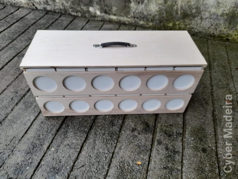 Caixa transportadora para aves pequeno porte