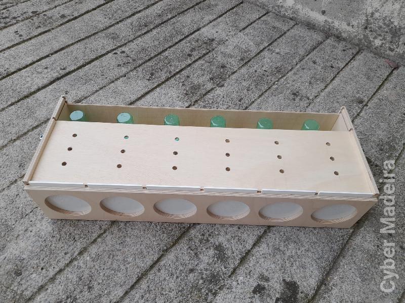 Caixa transportadora para aves pequeno porte