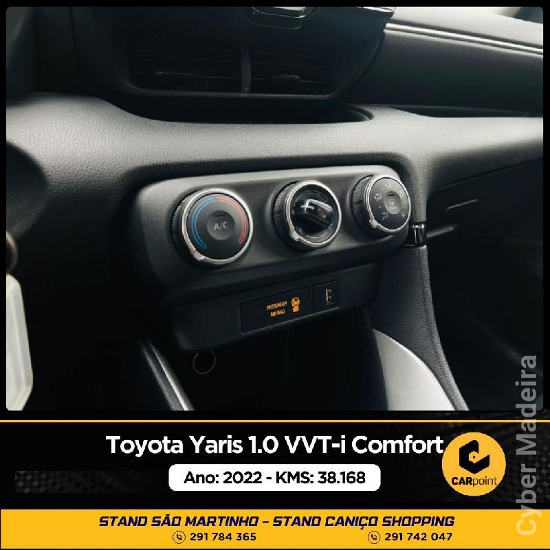 TOYOTA YARIS 1.0 VVT-i Comfort Plus 𝑴𝑶𝑻𝑶𝑹: 1.0 VVT-i 72cv Gasolina