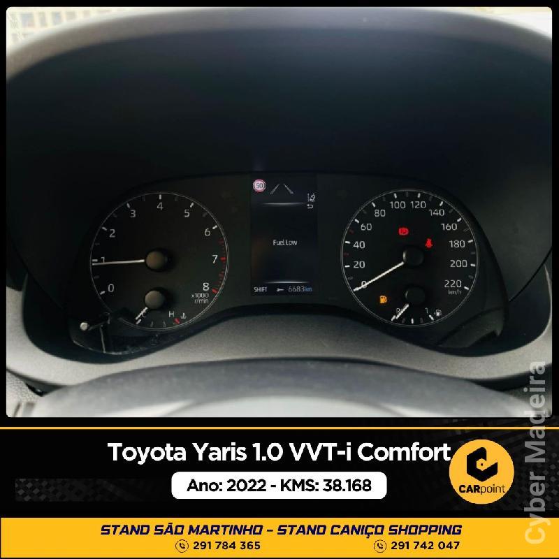 TOYOTA YARIS 1.0 VVT-i Comfort Plus 𝑴𝑶𝑻𝑶𝑹: 1.0 VVT-i 72cv Gasolina