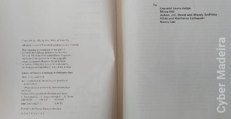 Introduction to the Theory and Practice of Econometrics
