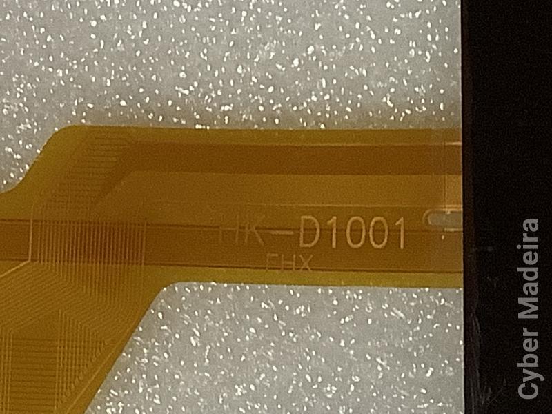 Vidro tátil / touch screen HK-D1001  Outras