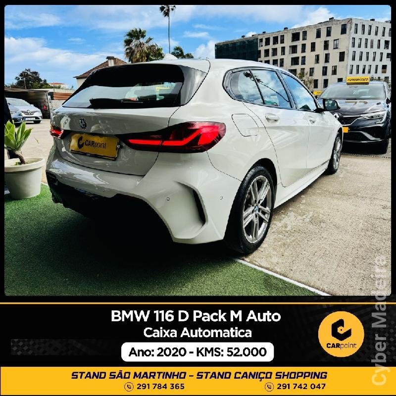 BMW Serie 1 116 D Pack M Auto : 1.5cc Diesel 116cv Gasóleo 