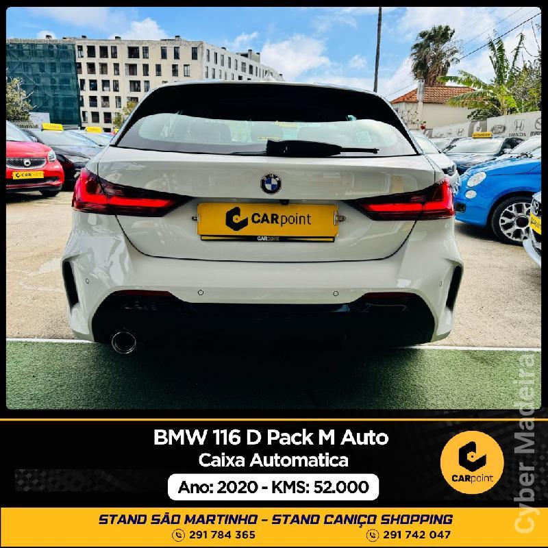 BMW Serie 1 116 D Pack M Auto : 1.5cc Diesel 116cv Gasóleo 