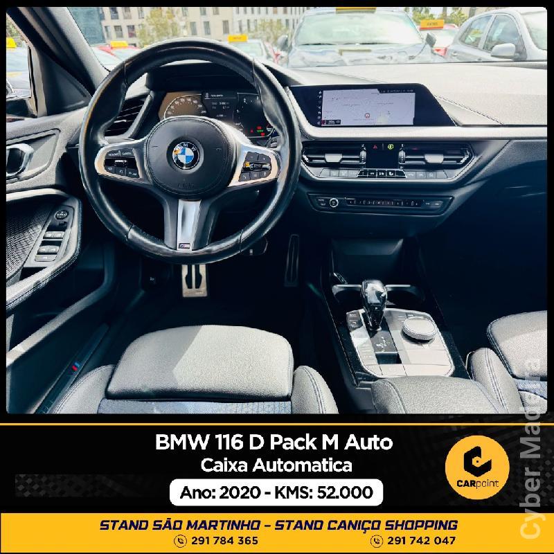 BMW Serie 1 116 D Pack M Auto : 1.5cc Diesel 116cv Gasóleo 
