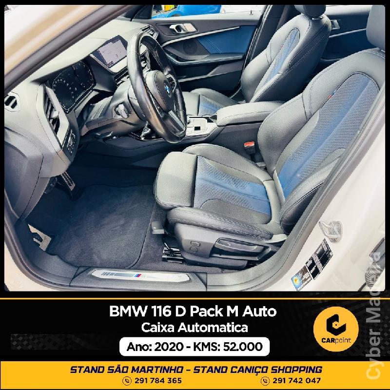 BMW Serie 1 116 D Pack M Auto : 1.5cc Diesel 116cv Gasóleo 