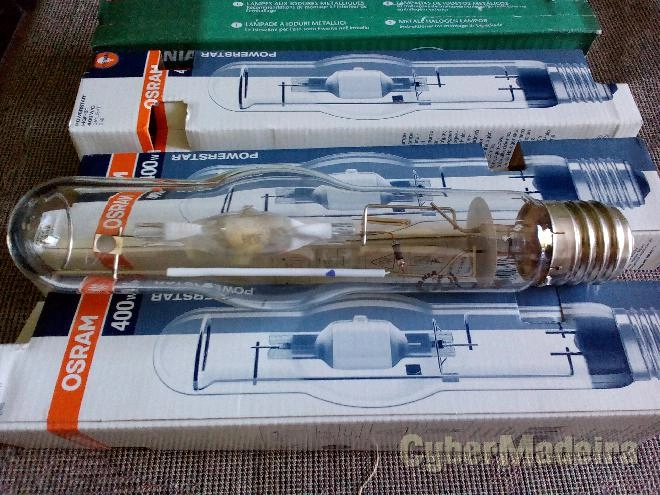 Halofote alogéneo 220V 400W novo c lâmpada