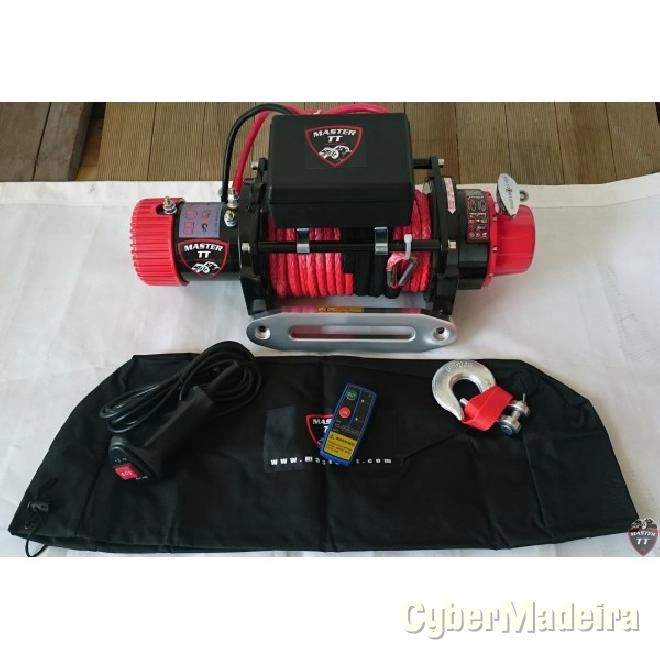 Guincho 13500 lbs  6.120KG  12V cabo sintÃ©tico 