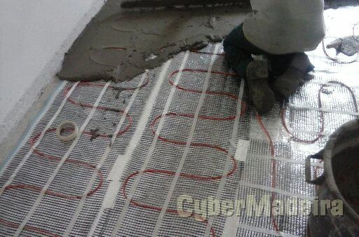 Piso radiante eletrico overall