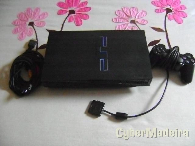 Consola PS2 fat completa 5 jogos 75.00