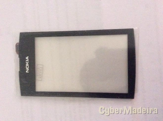 Vidro tátil touch screen telemóvel Nokia Asha 306