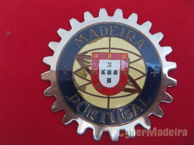 Emblema placa funchal madeira vintage 2