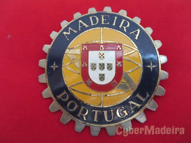Emblema placa funchal madeira vintage 3