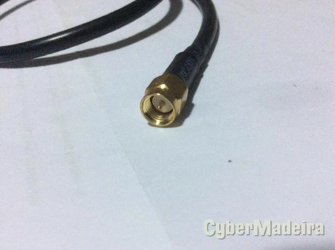 Cabo RG58 pigtail 50CM PL259 macho para sma macho