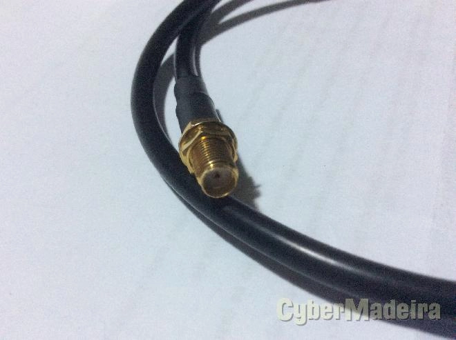 Cabo RG58 pigtail 50CM PL259 fêmea  sma femea