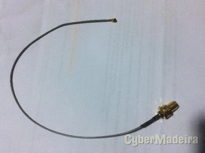 Cabo pigtail 20CM  u.fl ipx mini pci para rp-sma fêmea