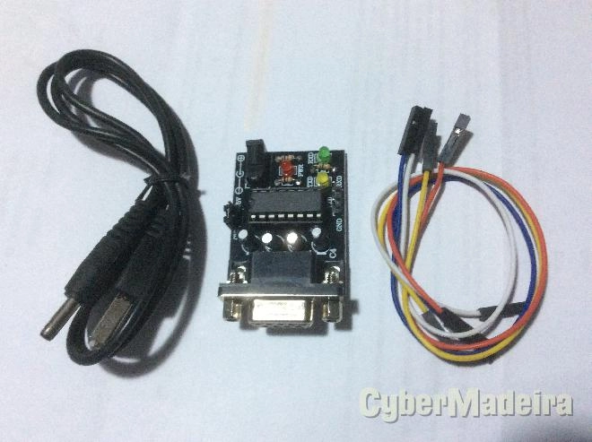 Conversor porta com RS232 D9 para ttl