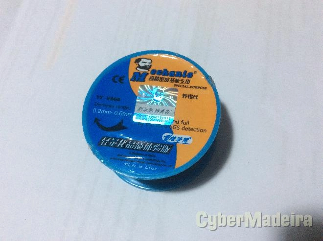 Rolo de solda de estanho 3MM