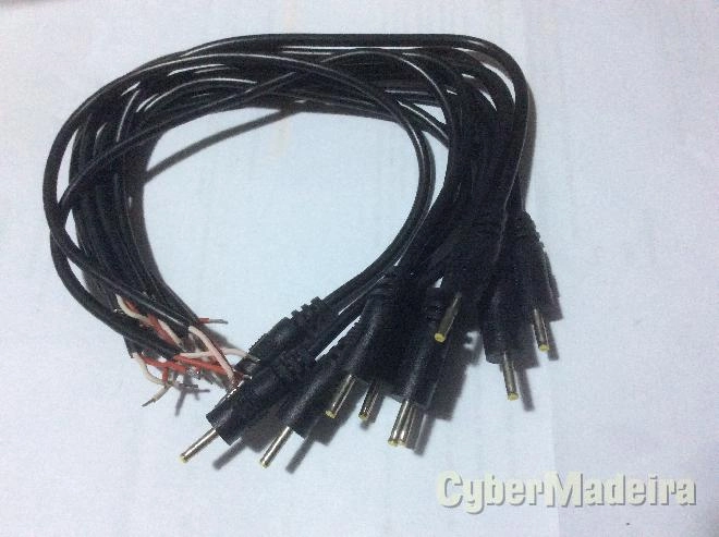 Cabo alimentação medidas da ficha 2,5MM x 0,7MM