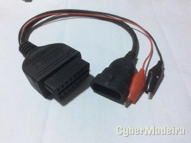 Cabo adaptador Fiat Alfa Lancia 3 pinos para OBD2