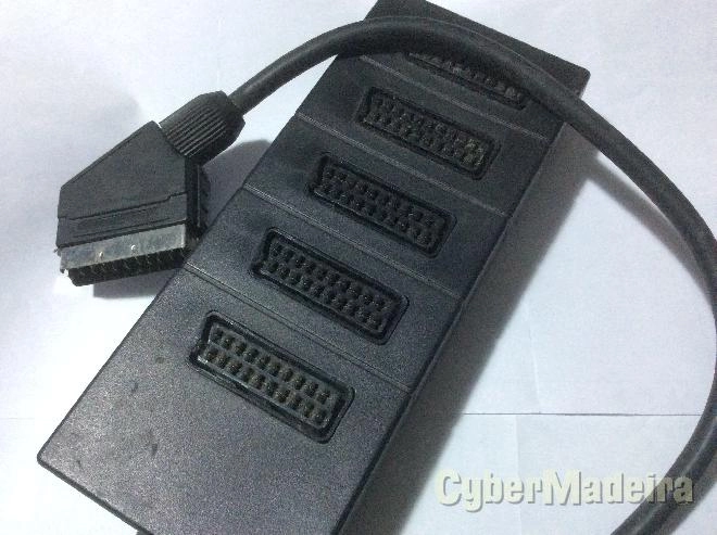 Cabo spliter scart 1 macho com 5 femeas