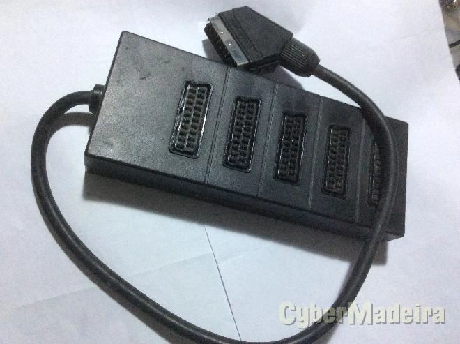 Cabo spliter scart 1 macho com 5 femeas