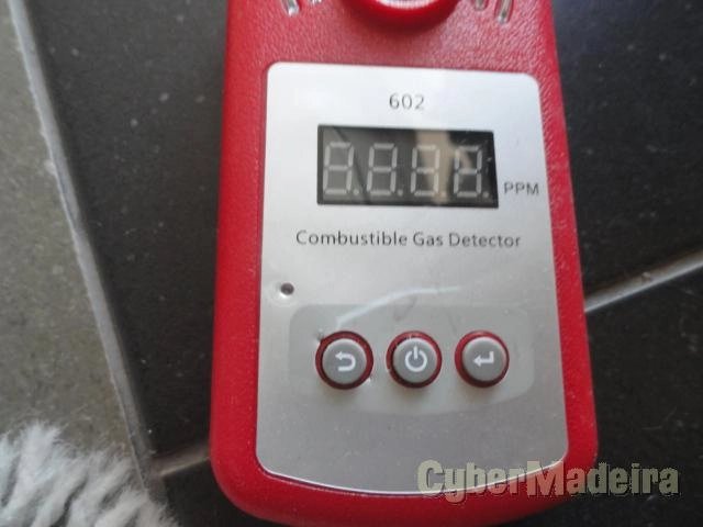 Detector fuga gas novo em caixa