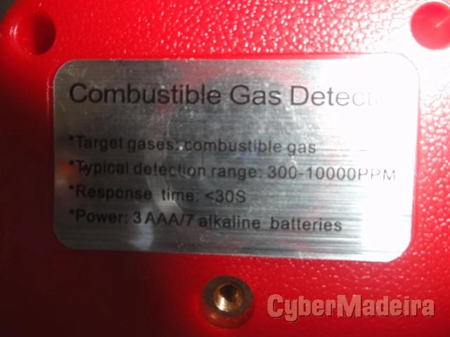 Detector fuga gas novo em caixa