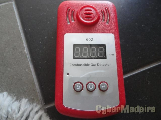 Detector fuga gas novo em caixa