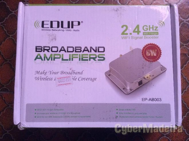 Amplificador wifi   wireless 8 Watts  Edup EP-AB003