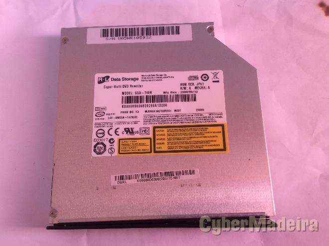 Drive dvd rw lg GSA-T40N para computador portatil
