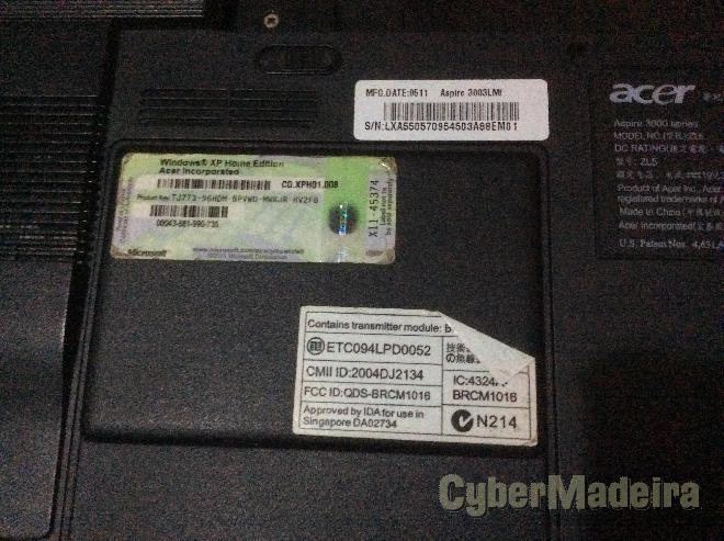 Computador portátil acer aspire 3000 3003LMI para pecas Acer