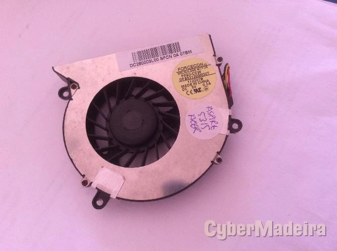 Ventoinha arrefecimento acer aspire 4315 , 5220 , 5310 , 5315 , 5420 , 5520 , 5710 , 7320 , 7520 , 7720