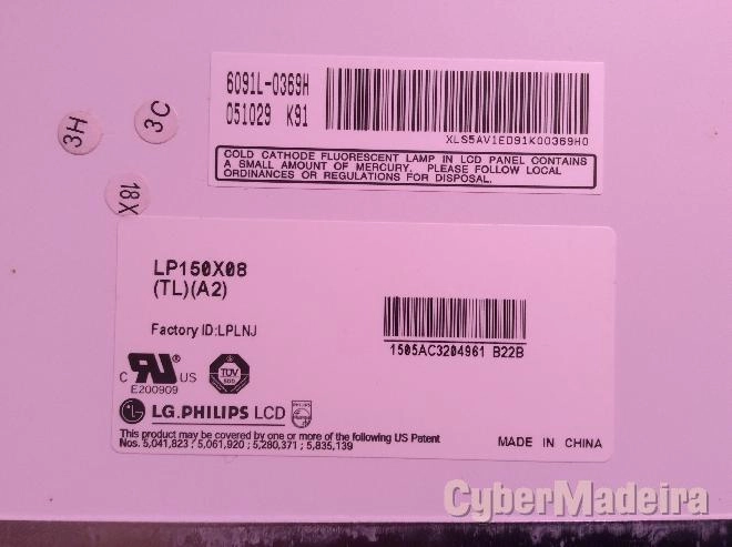 Lcd lg philips LP150X08  para computador portatil